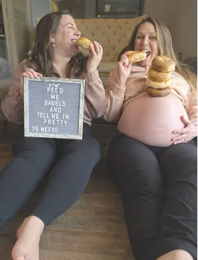 Jessica and Amanda - Founders of Little Seed Match